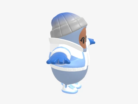 Frost Squad Fall Guy- Fortnite 3D Model