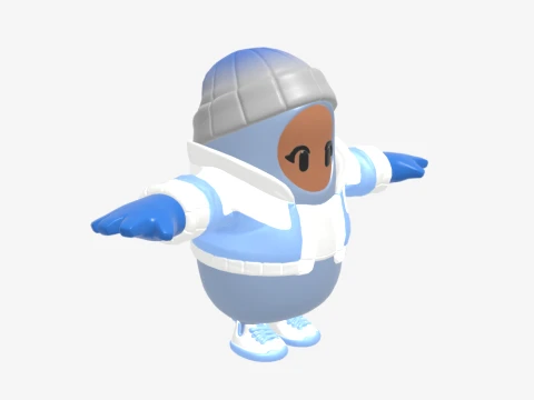 Frost Squad Fall Guy- Fortnite 3D Model