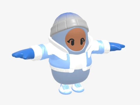 Frost Squad Fall Guy- Fortnite 3D Model