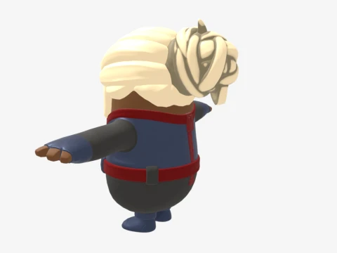 Mecha Strike Navigator Fall Guy - Fortnite 3D Model