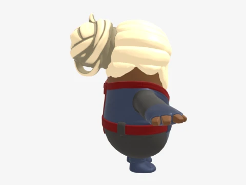Mecha Strike Navigator Fall Guy - Fortnite 3D Model