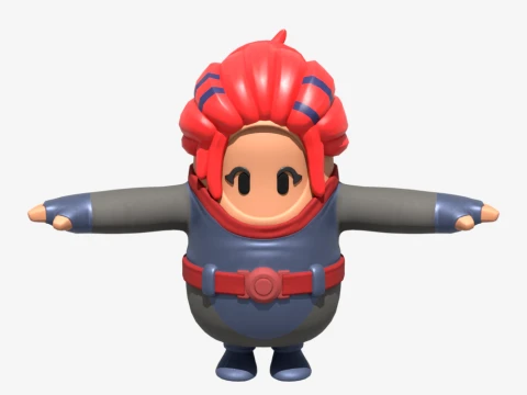 Mecha Strike Defender Fall Guy - Fortnite 3D Model