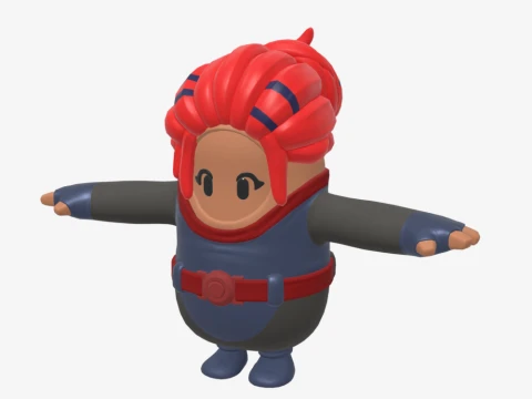 Mecha Strike Defender Fall Guy - Fortnite 3D Model