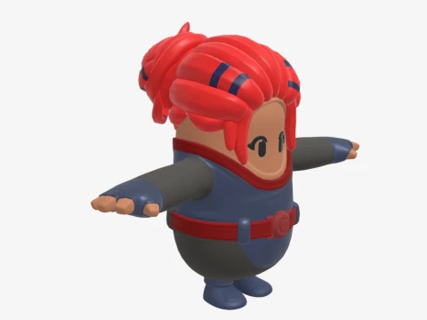 Mecha Strike Defender Fall Guy - Fortnite 3D Model