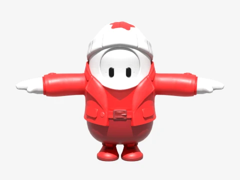 Ex Fall Guy – Fortnite 3D Modell