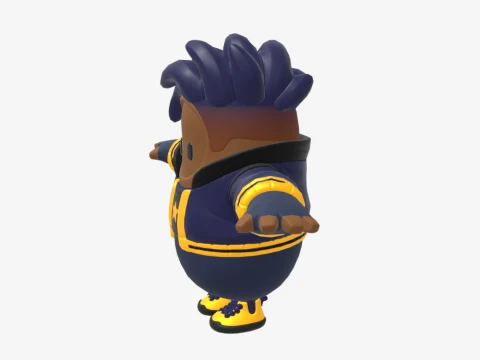 Florin Fall Guy - Fortnite 3D Model