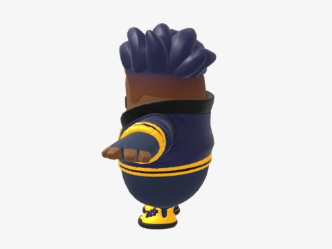 Florin Fall Guy - Fortnite 3D Model