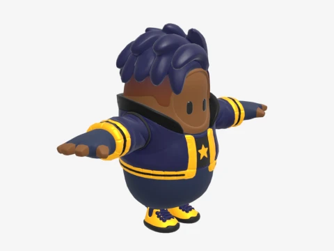 Florin Fall Guy - Fortnite 3D Model