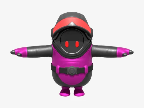 Corrupted Voyager Fall Guy - Fortnite 3D Model