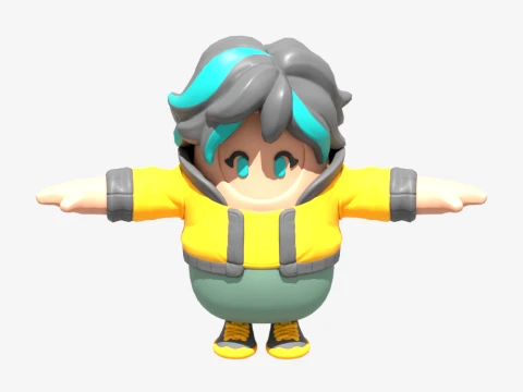 Elowen Fall Guy - Fortnite 3D Model