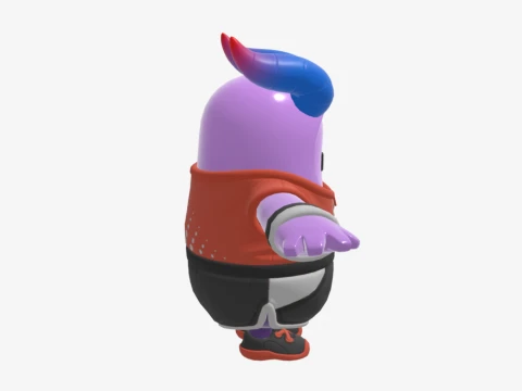 Axo Fall Guy - Fortnite 3D Model