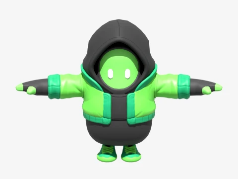 Mezmer Fall Guy - Fortnite Modelo 3D