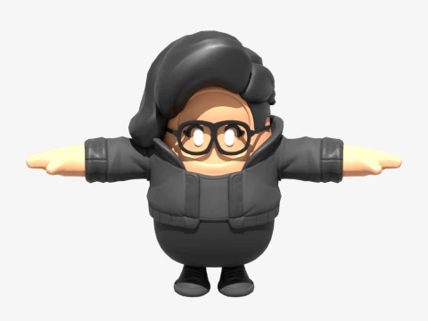 Shadowbird Fall Guy - Fortnite 3D Model