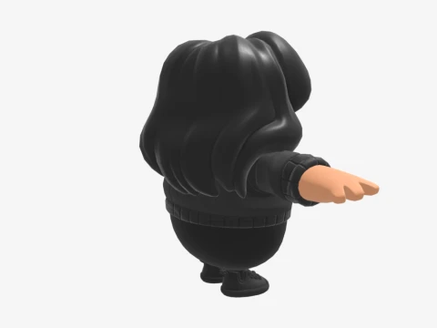 Shadowbird Fall Guy - Fortnite 3D Model