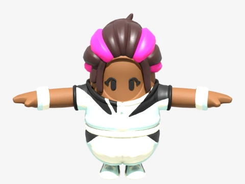 Iridia Vayne Fall Guy - Fortnite 3D Model
