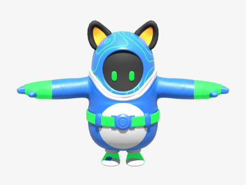 Grriz Fall Guy - Fortnite 3D Model