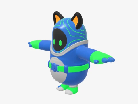 Grriz Fall Guy - Fortnite 3D Model