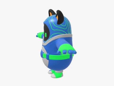 Grriz Fall Guy - Fortnite 3D Model