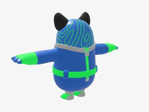 Grriz Fall Guy - Fortnite 3D Model