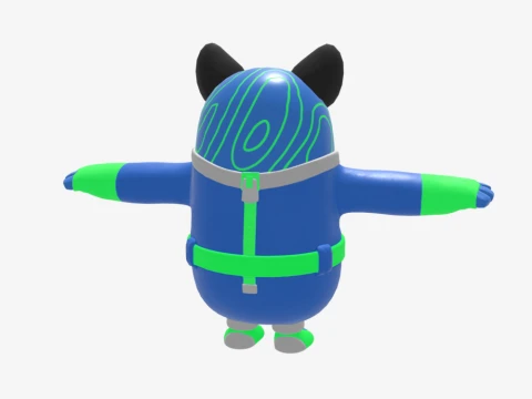 Grriz Fall Guy - Fortnite 3D Model