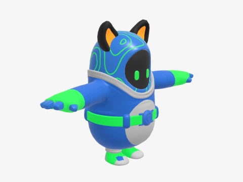 Grriz Fall Guy - Fortnite 3D Model