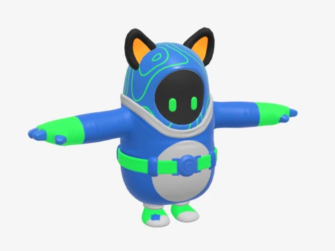 Grriz Fall Guy - Fortnite 3D Model