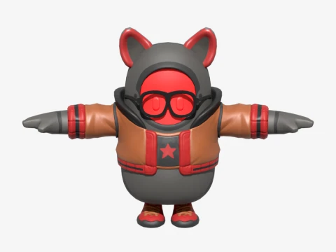 Bad Kit Fall Guy - Fortnite 3D Model