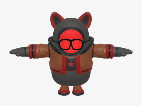 Bad Kit Fall Guy - Fortnite 3D Model