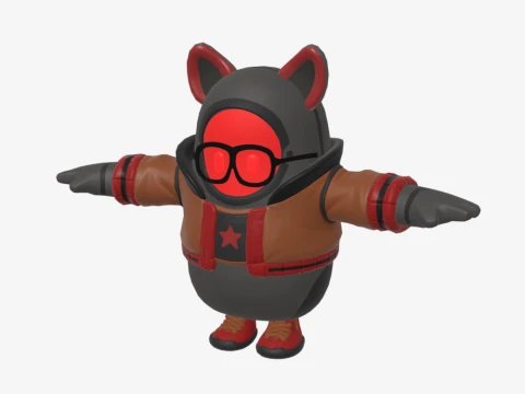 Bad Kit Fall Guy - Fortnite 3D Model