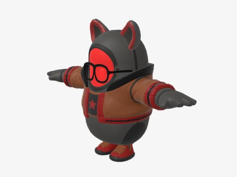 Bad Kit Fall Guy - Fortnite 3D Model