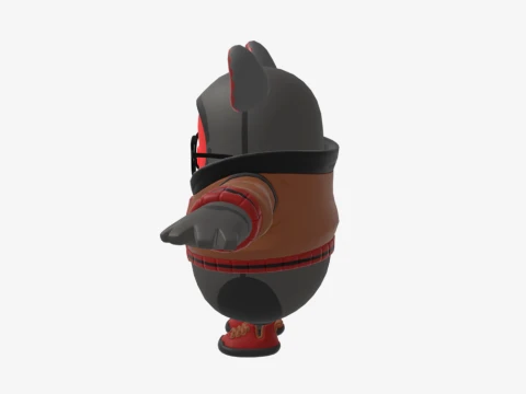 Bad Kit Fall Guy - Fortnite 3D Model