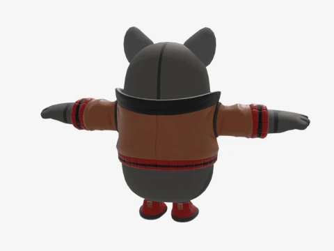 Bad Kit Fall Guy - Fortnite 3D Model