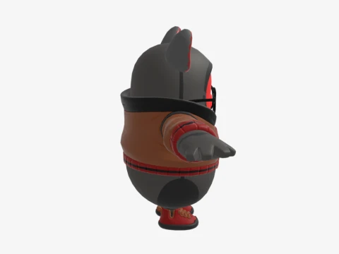 Bad Kit Fall Guy - Fortnite 3D Model