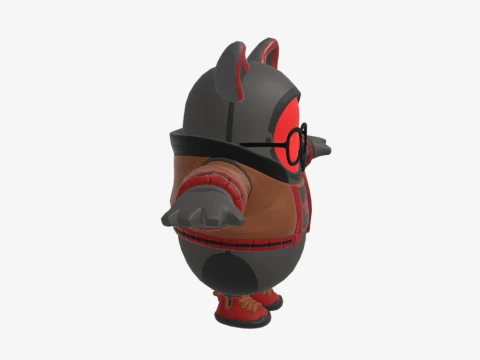 Bad Kit Fall Guy - Fortnite 3D Model