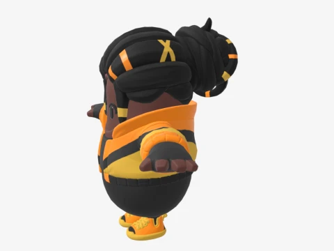 Honeydancer Fall Guy - Fortnite 3D Model