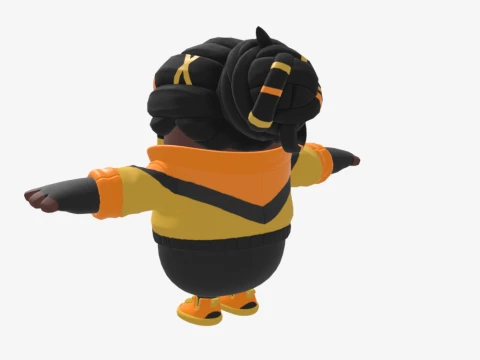Honeydancer Fall Guy - Fortnite 3D Model