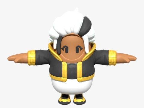 Clara Fall Guy - Fortnite 3D Model