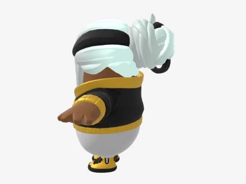 Clara Fall Guy - Fortnite 3D Model