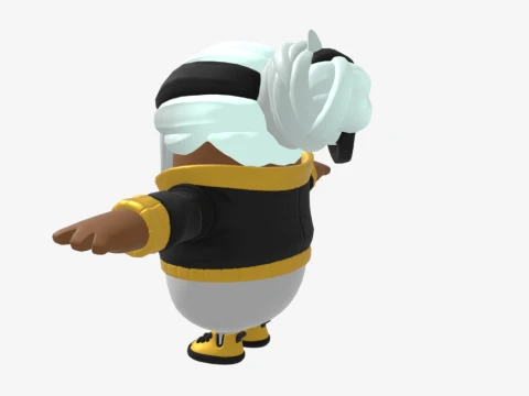 Clara Fall Guy - Fortnite 3D Model