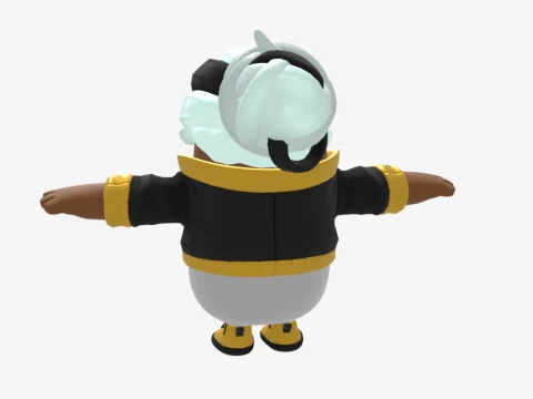 Clara Fall Guy - Fortnite 3D Model