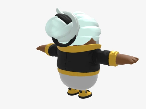 Clara Fall Guy - Fortnite 3D Model
