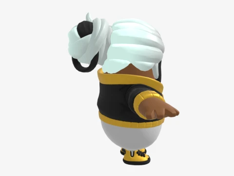 Clara Fall Guy - Fortnite 3D Model