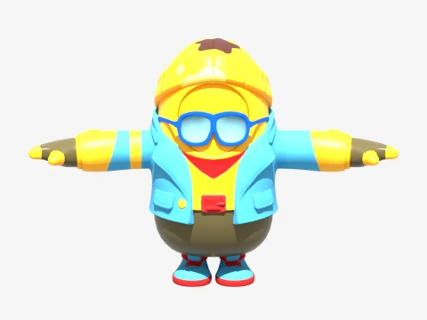 Adventure Peely Fall Guy - Fortnite 3D Model
