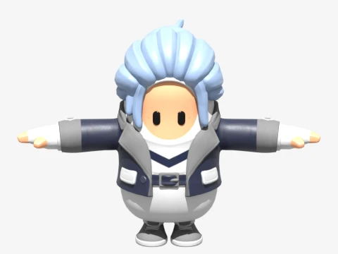 Kenji Fall Guy - Fortnite Modello 3D