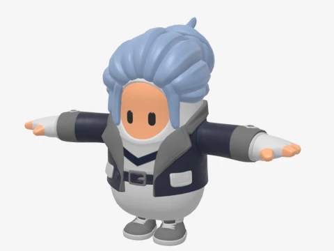 Kenji Fall Guy - Fortnite 3D Model