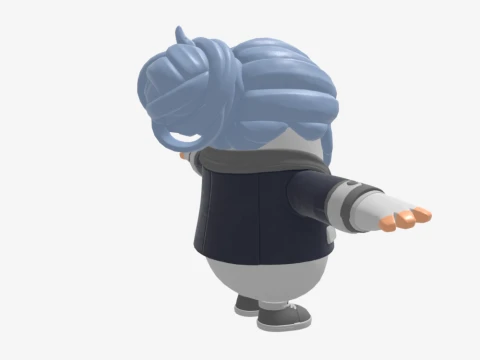 Kenji Fall Guy - Fortnite 3D Model