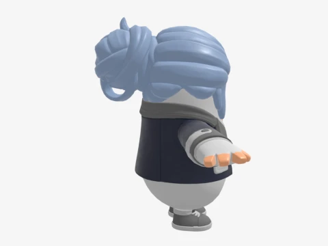 Kenji Fall Guy - Fortnite 3D Model