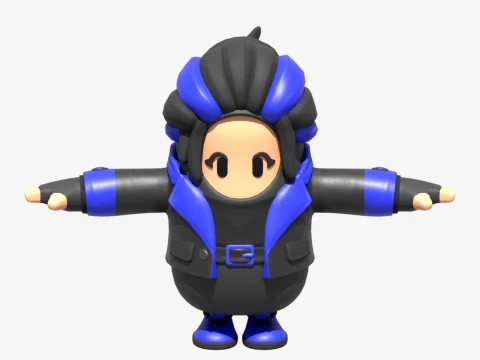 Indigo Kuno Fall Guy - Fortnite 3D Model