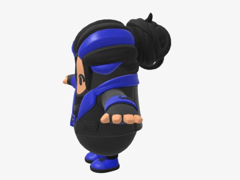 Indigo Kuno Fall Guy - Fortnite 3D Model