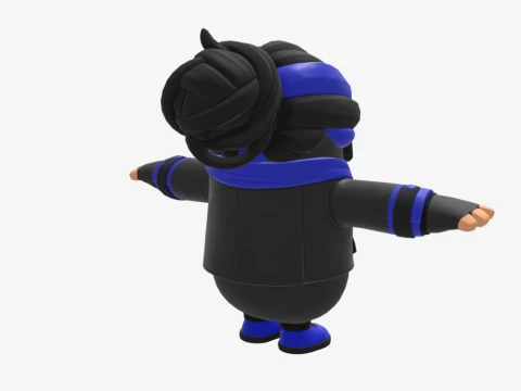 Indigo Kuno Fall Guy - Fortnite 3D Model